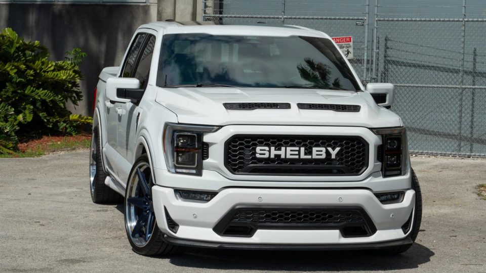 Shelby Super Snake Ford F-150 | Oxford White | on ANRKY RS6.3 | Satin Space Blue