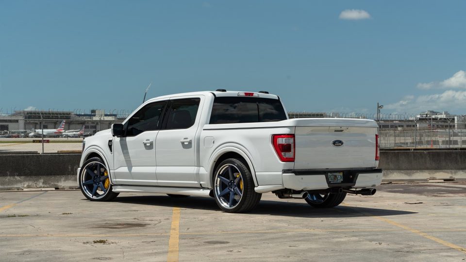 Shelby Super Snake Ford F-150 | Oxford White | on ANRKY RS6.3 | Satin Space Blue