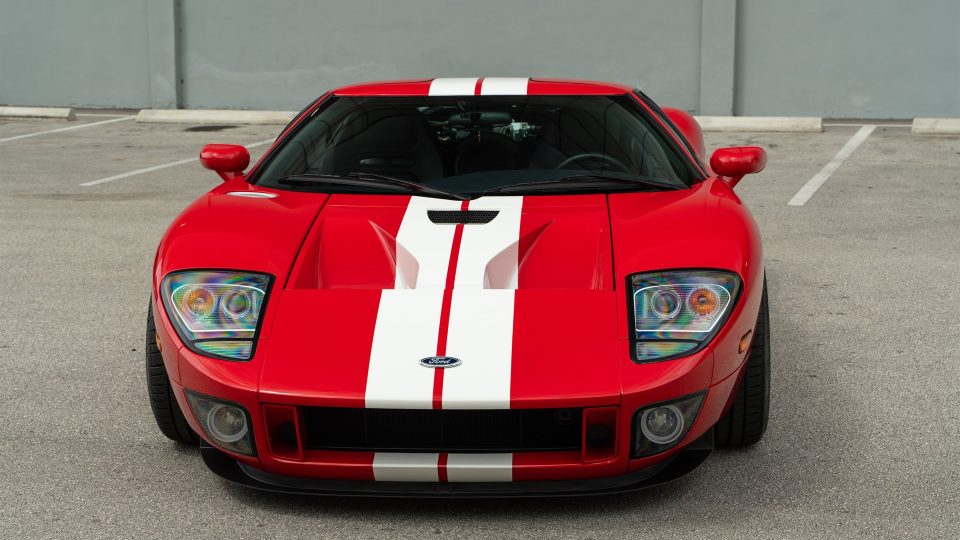 Ford GT MK1 | Ruby Red | on ANRKY RS1 | Satin White Gold