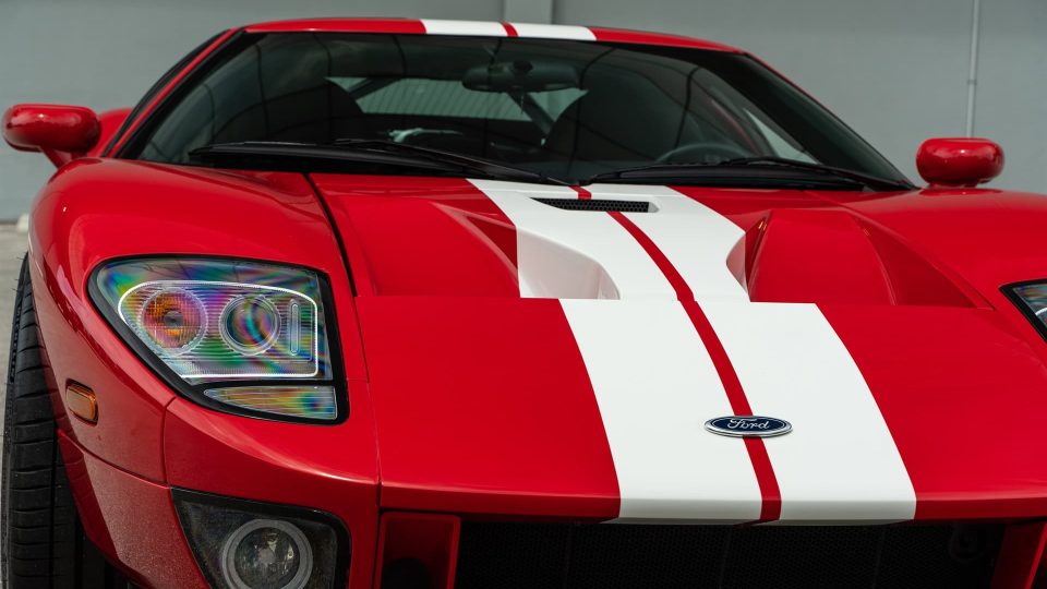 Ford GT MK1 | Ruby Red | on ANRKY RS1 | Satin White Gold