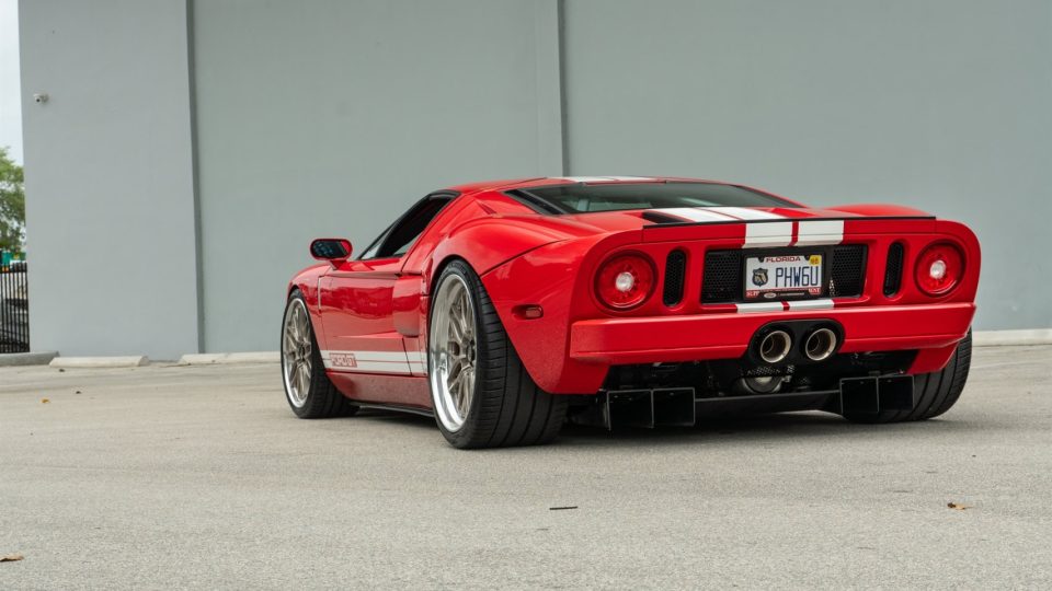 Ford GT MK1 | Ruby Red | on ANRKY RS1 | Satin White Gold