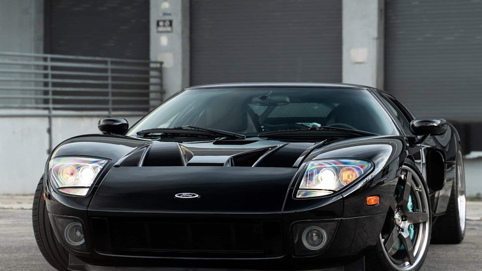 Ford GT MK1 | Black | on HRE RS105 | Polished Dark Clear