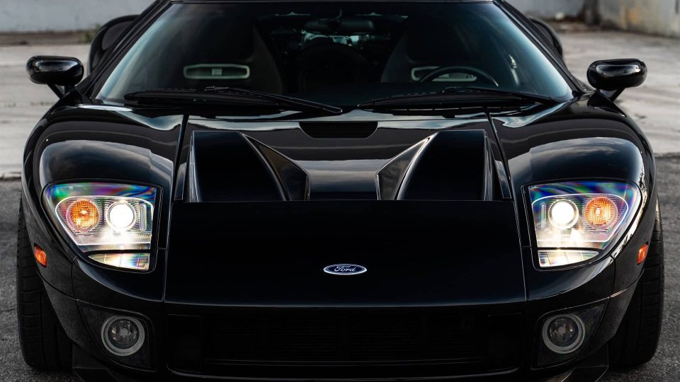 Ford GT MK1 | Black | on HRE RS105 | Polished Dark Clear