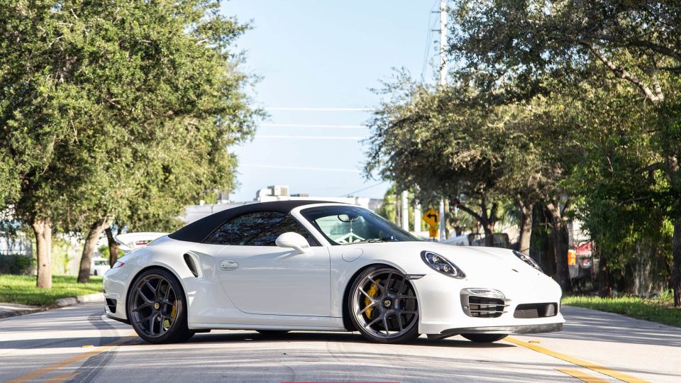 PORSCHE 991.1 TURBO S CABRIOLET ON HRE R101 LIGHTWEIGHT