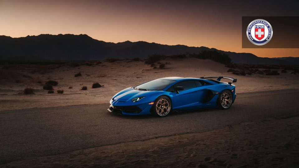 Lamborghini Aventador SVJ with HRE S111SC in Frozen Polished Champagne