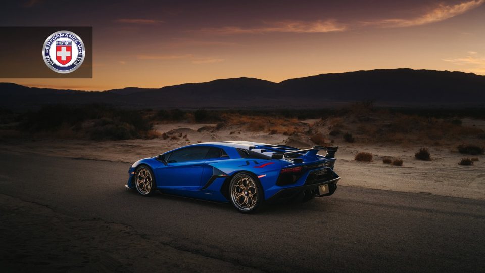 Lamborghini Aventador SVJ with HRE S111SC in Frozen Polished Champagne