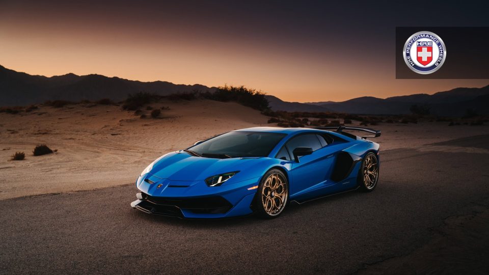 Lamborghini Aventador SVJ with HRE S111SC in Frozen Polished Champagne
