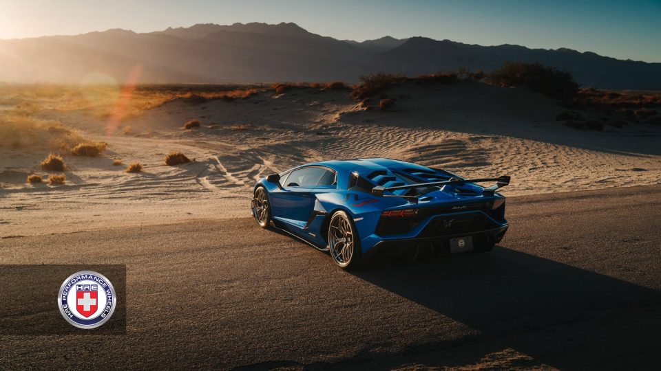 Lamborghini Aventador SVJ with HRE S111SC in Frozen Polished Champagne