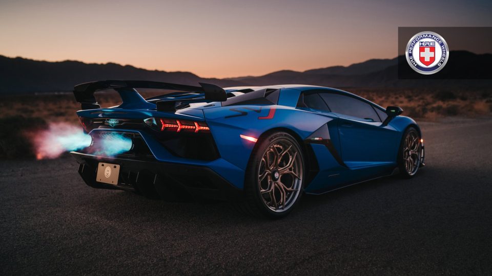 Lamborghini Aventador SVJ with HRE S111SC in Frozen Polished Champagne