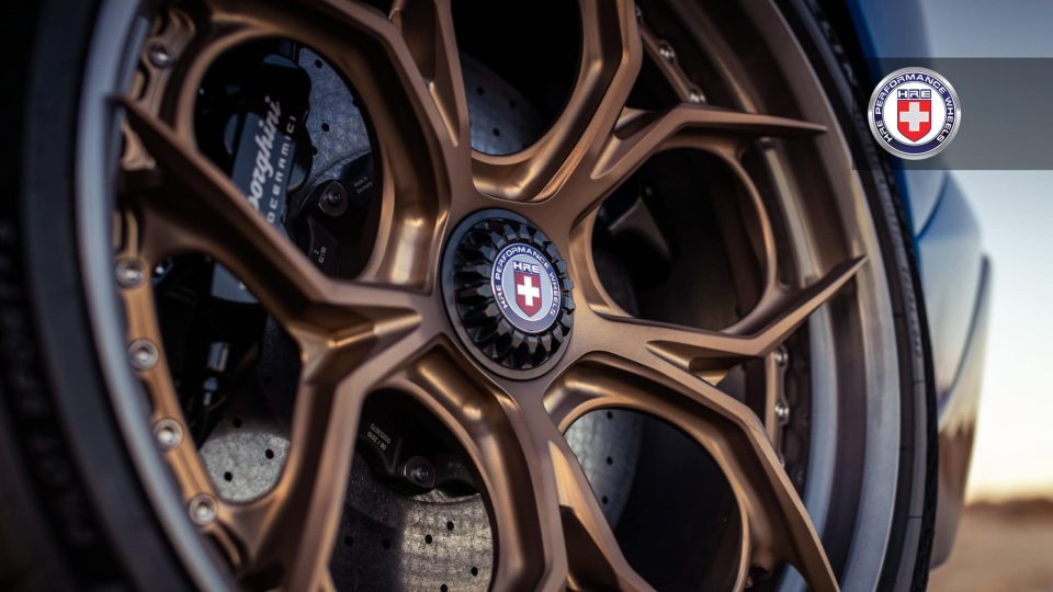 Lamborghini Aventador SVJ with HRE S111SC in Frozen Polished Champagne