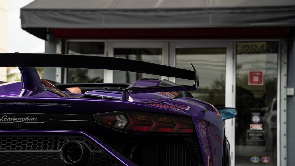 Lamborghini Aventador SVJ Roadster | Viola Parsafe | on ANRKY XR-301 | Brushed Clear