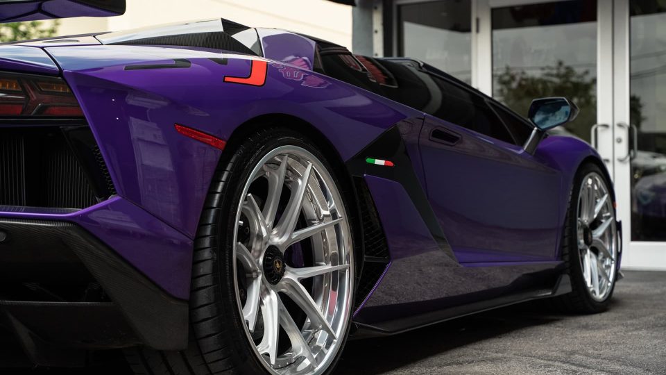 Lamborghini Aventador SVJ Roadster | Viola Parsafe | on ANRKY XR-301 | Brushed Clear