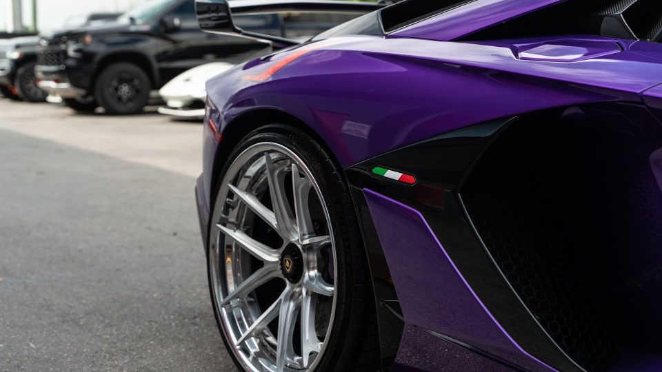 Lamborghini Aventador SVJ Roadster | Viola Parsafe | on ANRKY XR-301 | Brushed Clear
