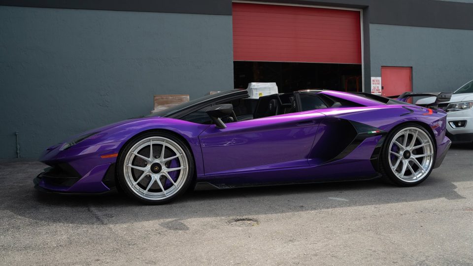 Lamborghini Aventador SVJ Roadster | Viola Parsafe | on ANRKY XR-301 | Brushed Clear