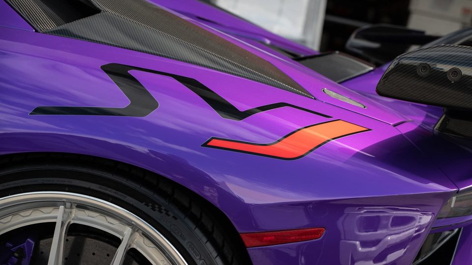 Lamborghini Aventador SVJ Roadster | Viola Parsafe | on ANRKY XR-301 | Brushed Clear
