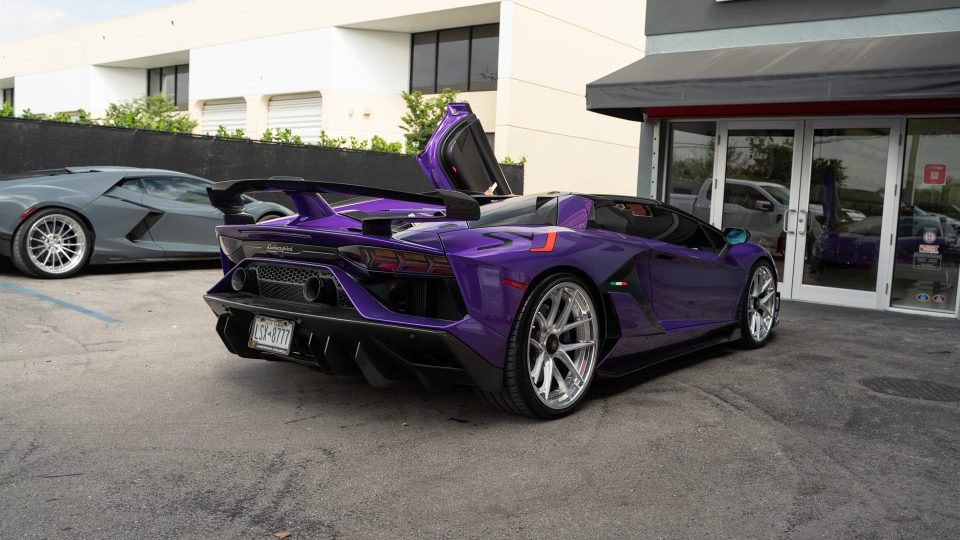 Lamborghini Aventador SVJ Roadster | Viola Parsafe | on ANRKY XR-301 | Brushed Clear