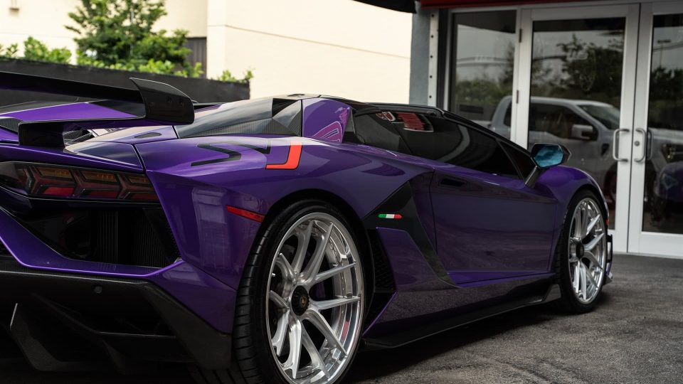 Lamborghini Aventador SVJ Roadster | Viola Parsafe | on ANRKY XR-301 | Brushed Clear