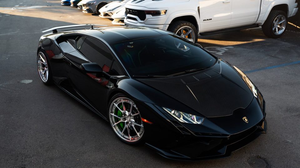Lamborghini Huracan Tecnica | Nero Noctis | on ANRKY AN32 | Polished Clear