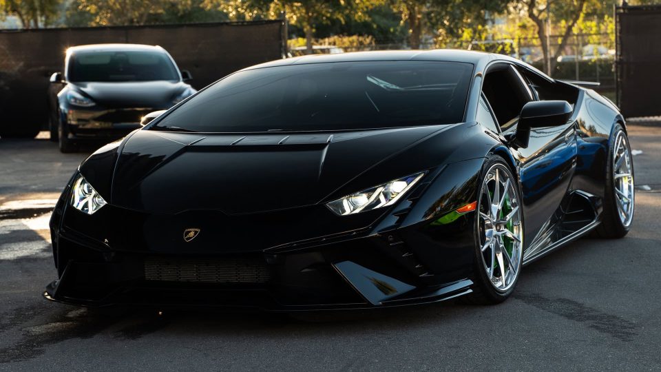 Lamborghini Huracan Tecnica | Nero Noctis | on ANRKY AN32 | Polished Clear