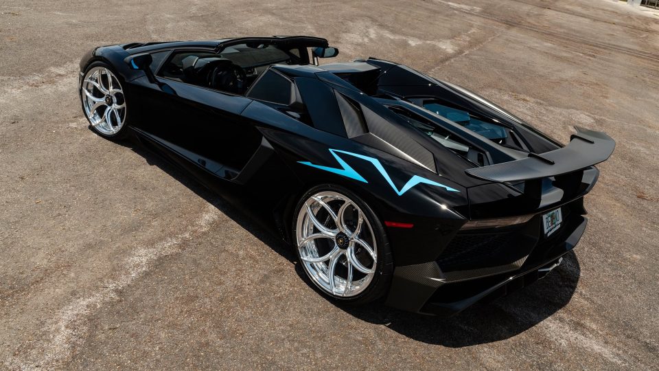Lamborghini Aventador SV | Nero Noctis | on ANRKY S2-X0 | Polished Clear