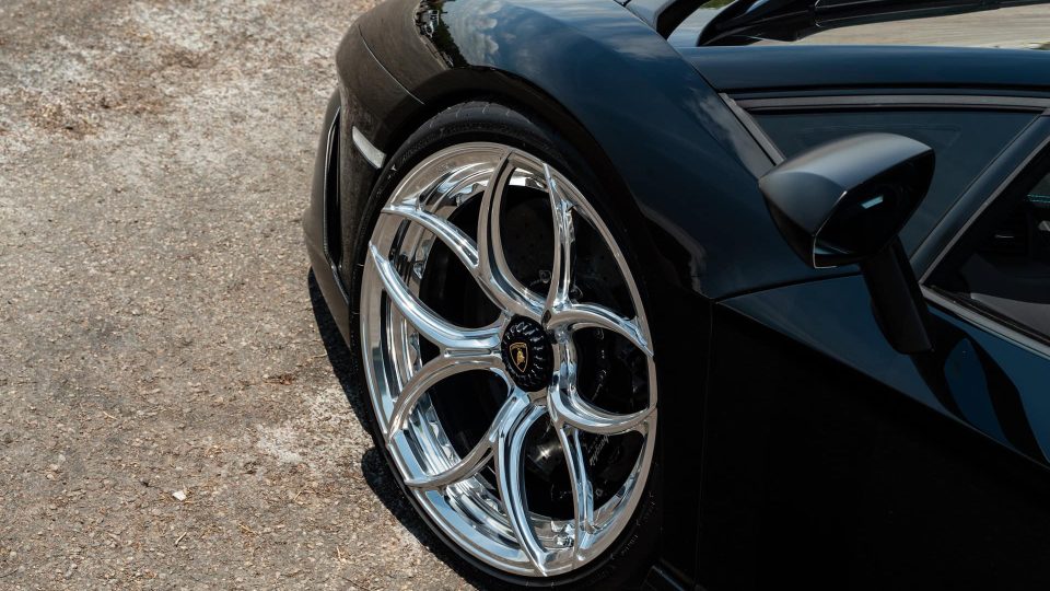 Lamborghini Aventador SV | Nero Noctis | on ANRKY S2-X0 | Polished Clear