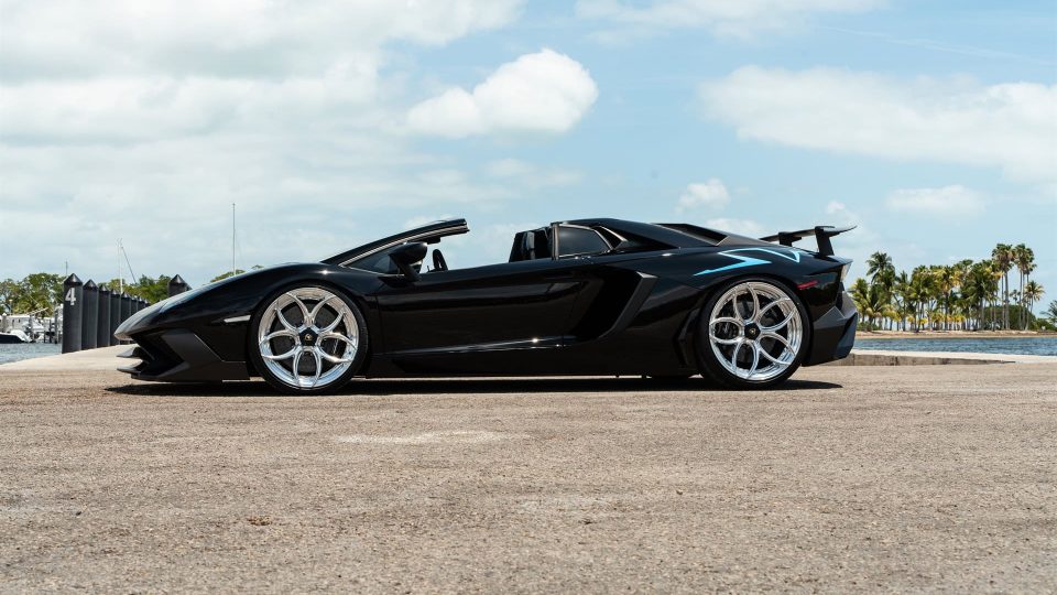 Lamborghini Aventador SV | Nero Noctis | on ANRKY S2-X0 | Polished Clear
