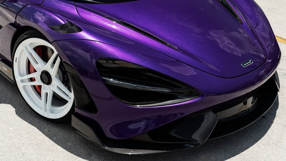 Mclaren 765LT | Lantana Purple | on ANRKY AN27 | Gloss White