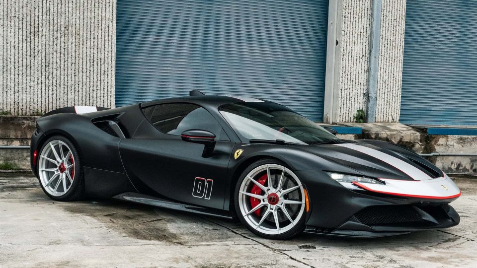 Ferrari SF90 | Nero Assetto Fiorano | on Novitec NF-10 | Brushed Clear
