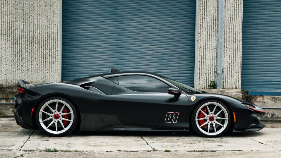 Ferrari SF90 | Nero Assetto Fiorano | on Novitec NF-10 | Brushed Clear
