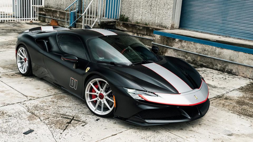 Ferrari SF90 | Nero Assetto Fiorano | on Novitec NF-10 | Brushed Clear