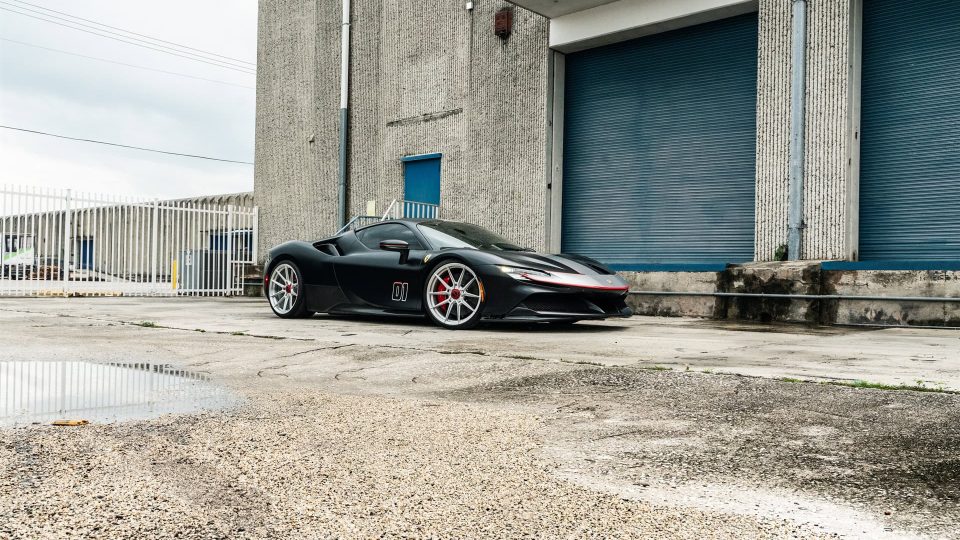 Ferrari SF90 | Nero Assetto Fiorano | on Novitec NF-10 | Brushed Clear