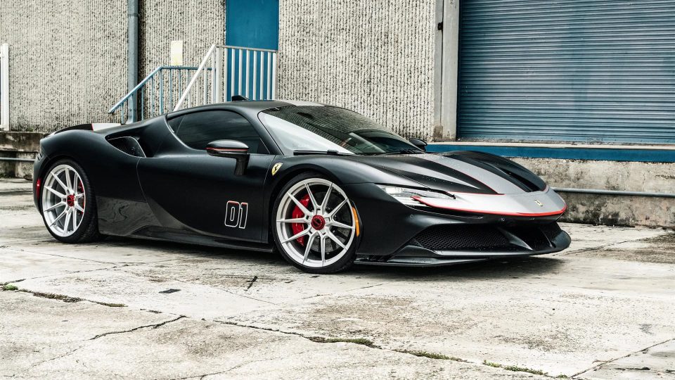 Ferrari SF90 | Nero Assetto Fiorano | on Novitec NF-10 | Brushed Clear