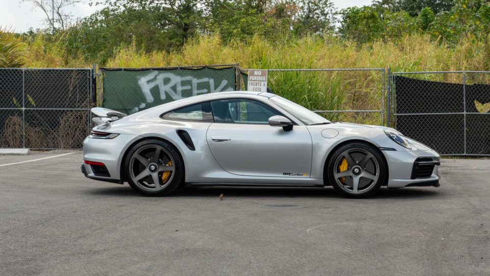 Porsche 992 Turbo S | GT Silver | on HRE 305M | Frozen Dark Polished