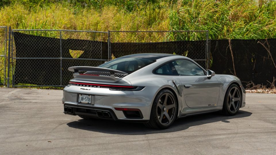 Porsche 992 Turbo S | GT Silver | on HRE 305M | Frozen Dark Polished