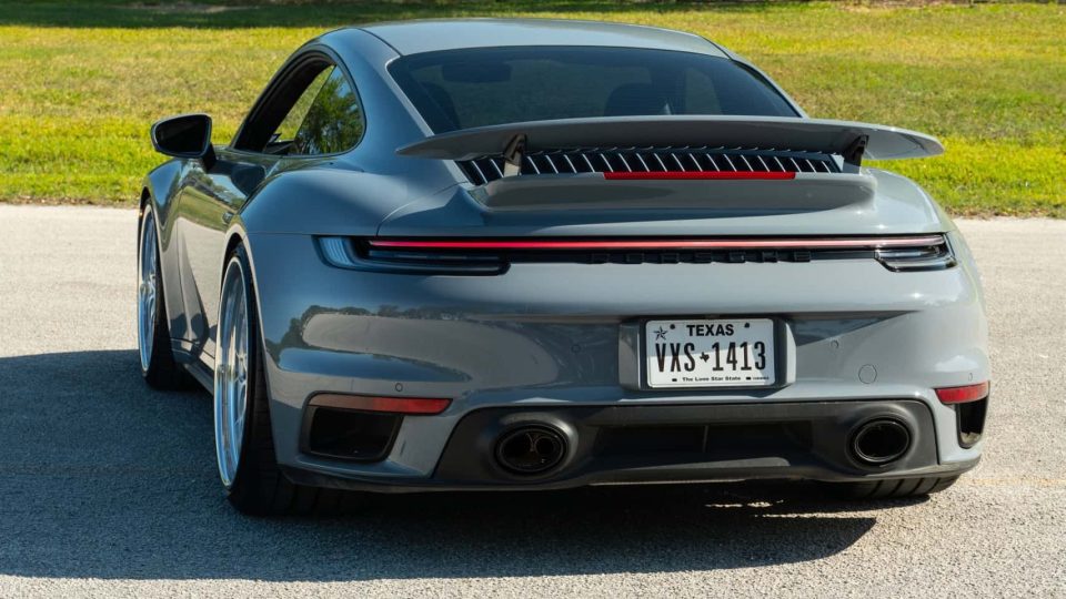 Porsche 992 Turbo S | Artic Gray | on HRE 520 FMR | Brushed Clear