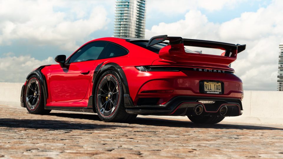 Techart GT Street R America 4 of 10 | Guards Red | on Techart Formula VI Wheels | Gloss Black
