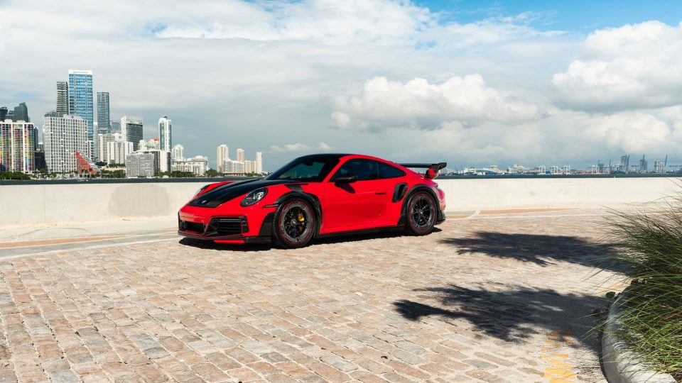 Techart GT Street R America 4 of 10 | Guards Red | on Techart Formula VI Wheels | Gloss Black