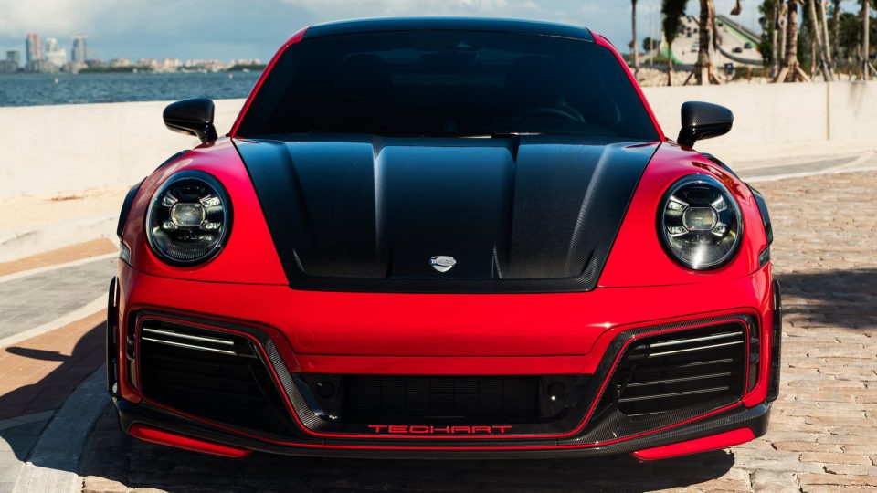 Techart GT Street R America 4 of 10 | Guards Red | on Techart Formula VI Wheels | Gloss Black