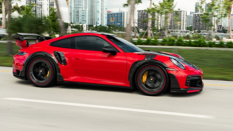 Techart GT Street R America 4 of 10 | Guards Red | on Techart Formula VI Wheels | Gloss Black