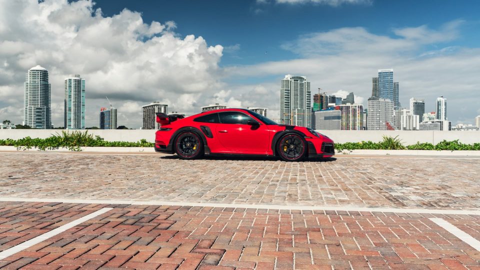 Techart GT Street R America 4 of 10 | Guards Red | on Techart Formula VI Wheels | Gloss Black