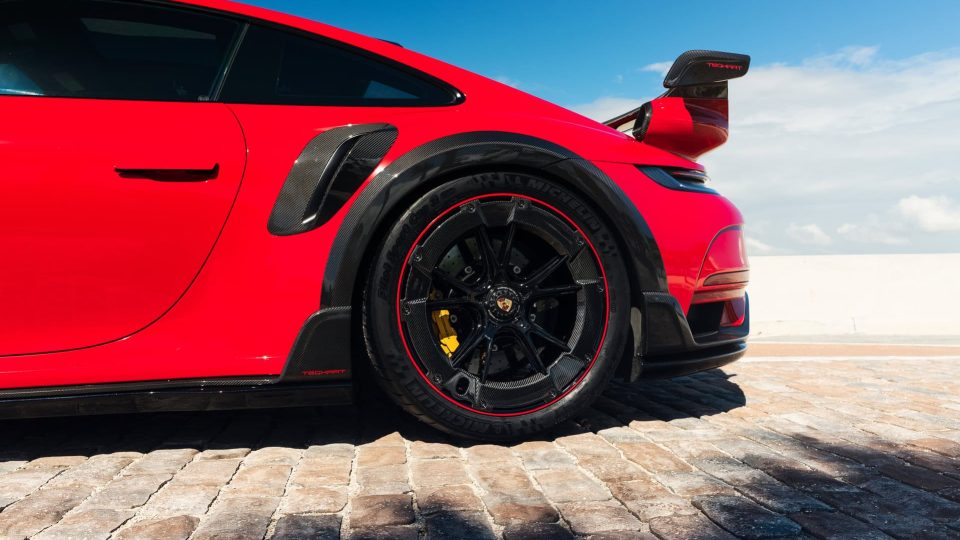 Techart GT Street R America 4 of 10 | Guards Red | on Techart Formula VI Wheels | Gloss Black