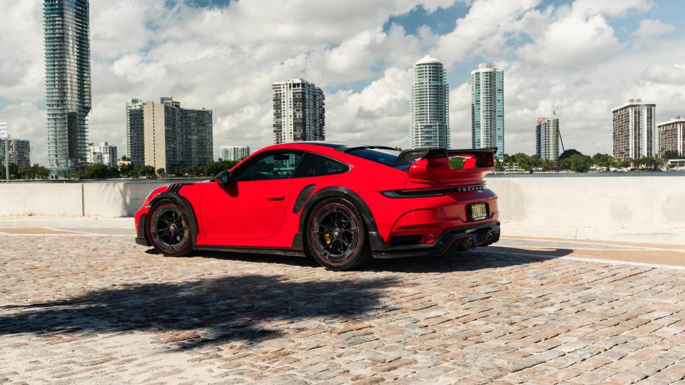 Techart GT Street R America 4 of 10 | Guards Red | on Techart Formula VI Wheels | Gloss Black