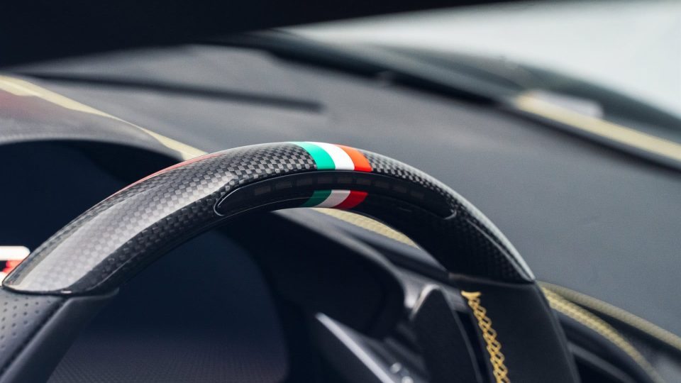Ferrari SF90 | Nero | on HRE 501M | Gloss Black