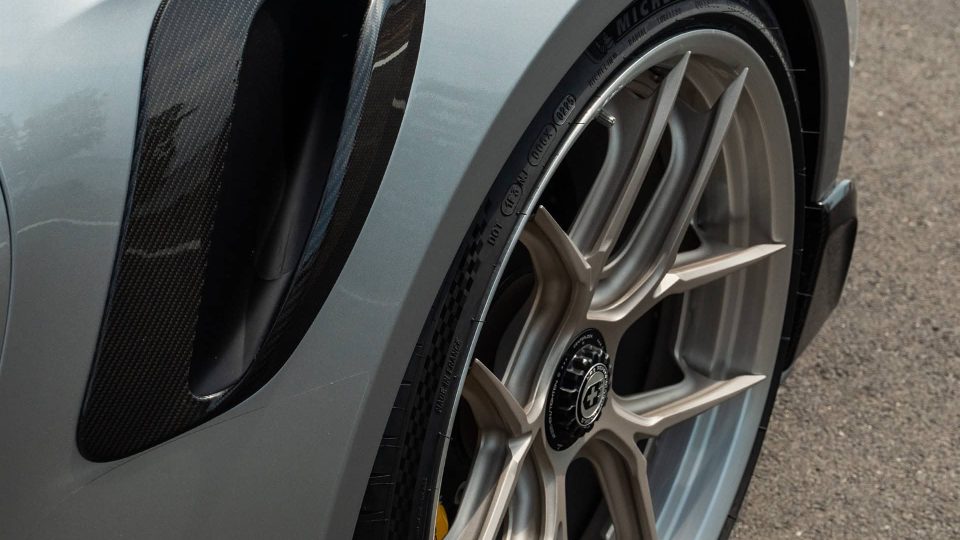TECHART 992 Turbo S | GT Silver | on HRE S101SC | Satin White Gold