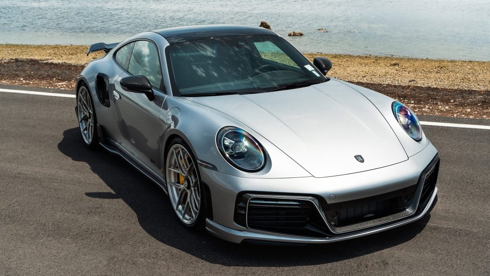 TECHART 992 Turbo S | GT Silver | on HRE S101SC | Satin White Gold