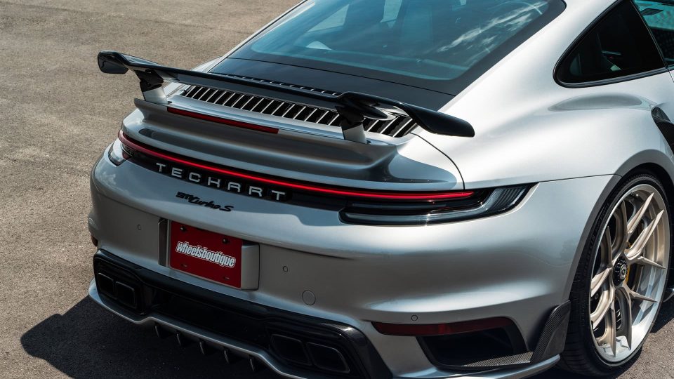 TECHART 992 Turbo S | GT Silver | on HRE S101SC | Satin White Gold