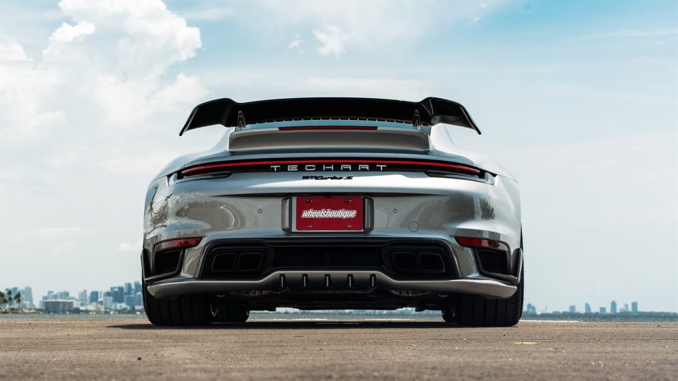 TECHART 992 Turbo S | GT Silver | on HRE S101SC | Satin White Gold