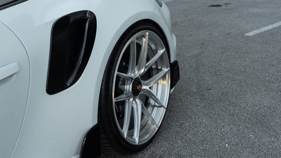 TECHART 992 Turbo S | Carrera White | on ANRKY XR-201 | Brushed Clear