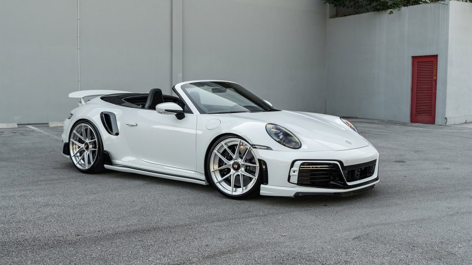 TECHART 992 Turbo S | Carrera White | on ANRKY XR-201 | Brushed Clear