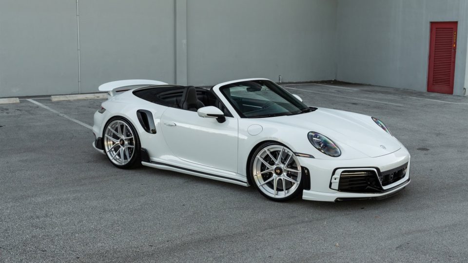 TECHART 992 Turbo S | Carrera White | on ANRKY XR-201 | Brushed Clear